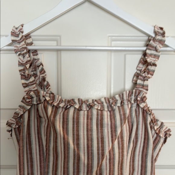 Striped Ruffle Dress - Picture 2 of 8